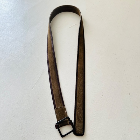 ermenegildo zegna belt leather brown size 40 - Picture 2 of 10